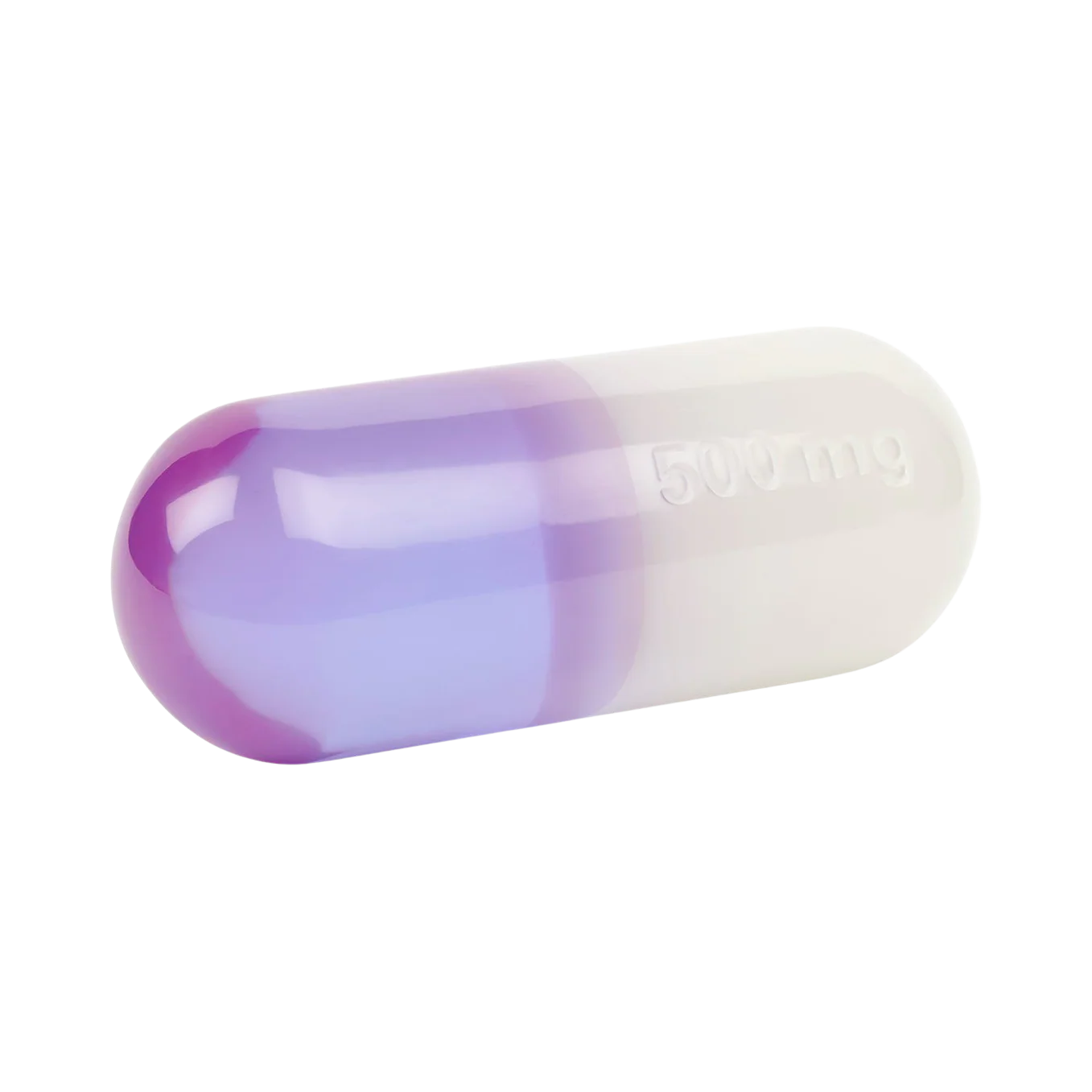 86763 JONATHAN ADLER ACRYLIC PILL ESCULTURA L.29,2CM