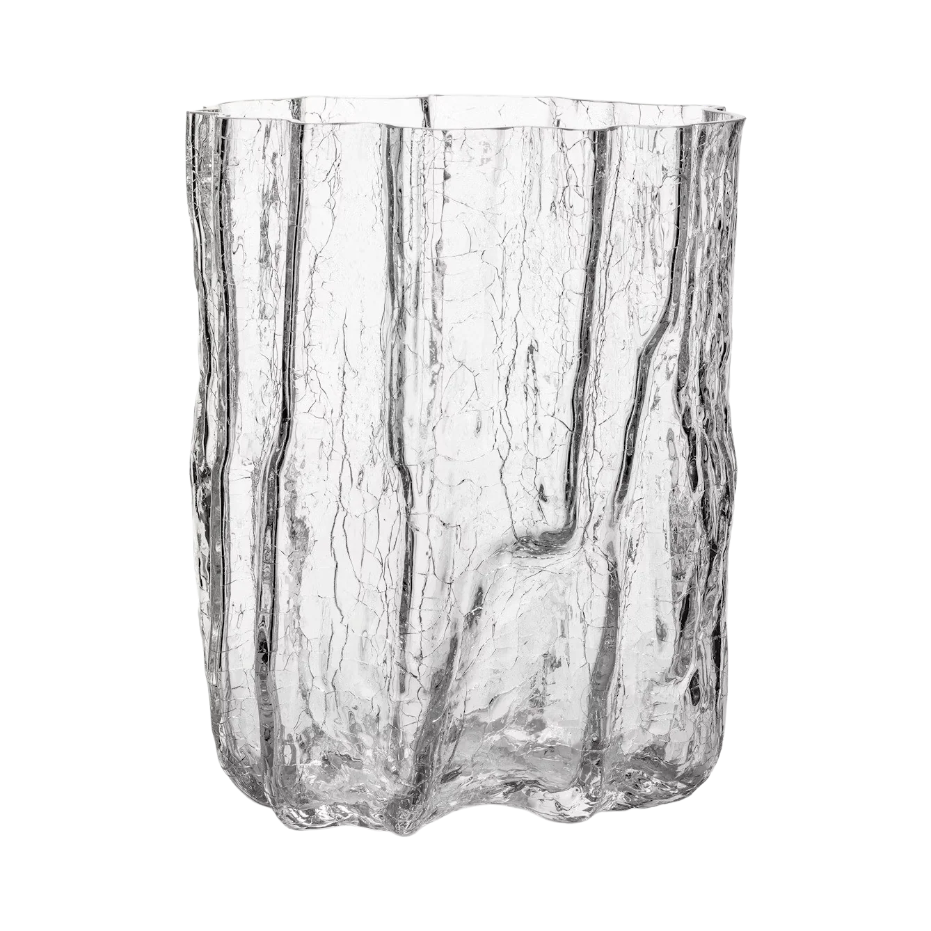 90122 KOSTA BODA CRACKLE JARRA A.27CM