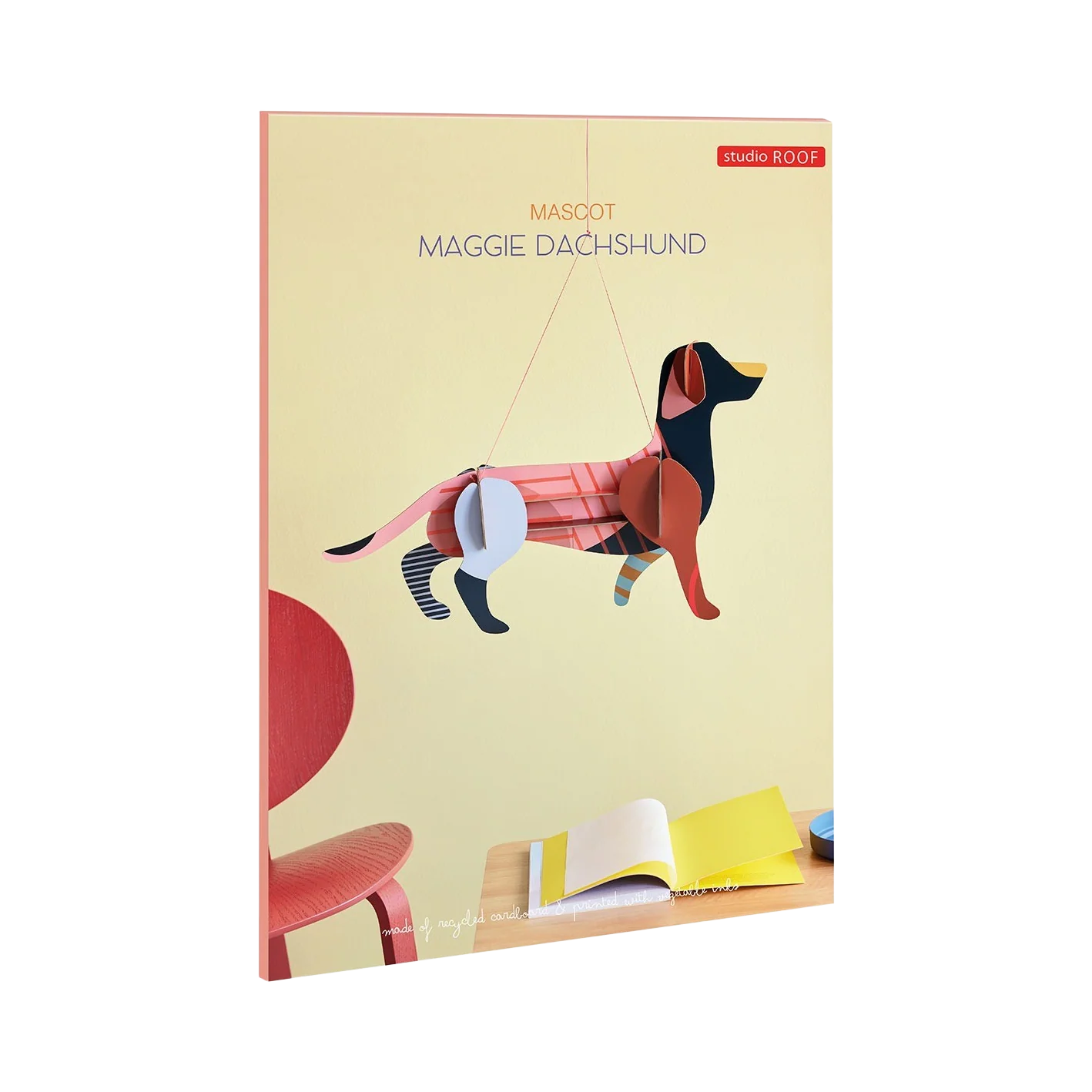 91045 STUDIO ROOF MAGGIE DACHSHUND OBJECTO DECORATIVO L.58,5CM - Image 2