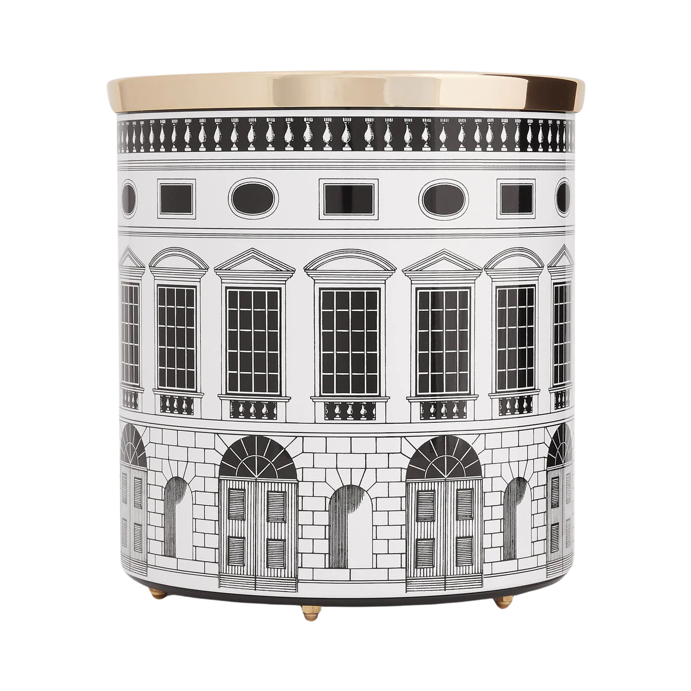 92781 FORNASETTI ARCHITETTURA CESTO DE PAPÉIS